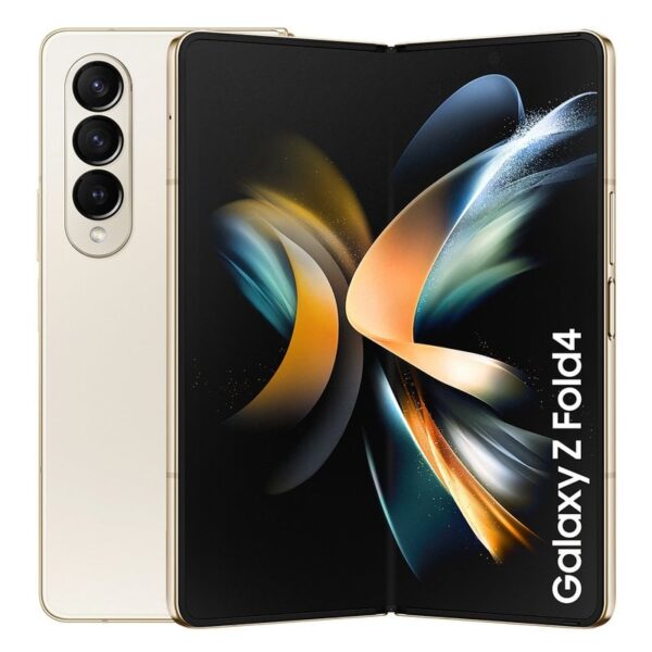 Samsung Galaxy Z Fold4 12/512GB Beige Libre + Cargador de Pared 25W Reacondicionado