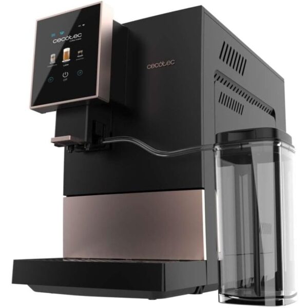 Cecotec Cremmaet Compactccino Connected Black Rose Cafetera Superautomática Compacta 19 Bares WiFi