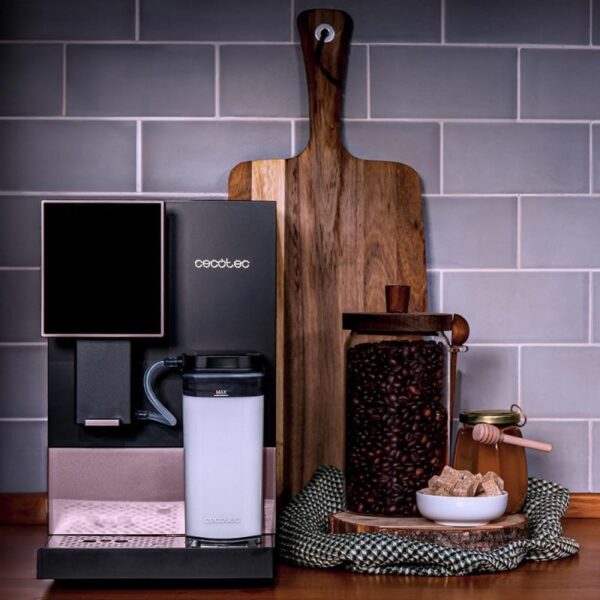 Cecotec Cremmaet Compactccino Connected Black Rose Cafetera Superautomática Compacta 19 Bares WiFi