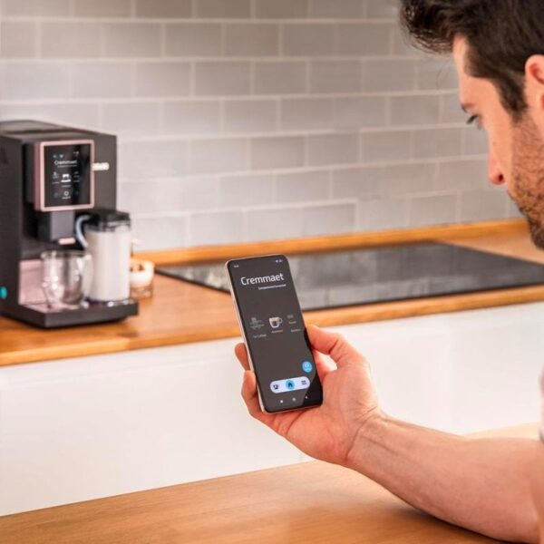 Cecotec Cremmaet Compactccino Connected Black Rose Cafetera Superautomática Compacta 19 Bares WiFi