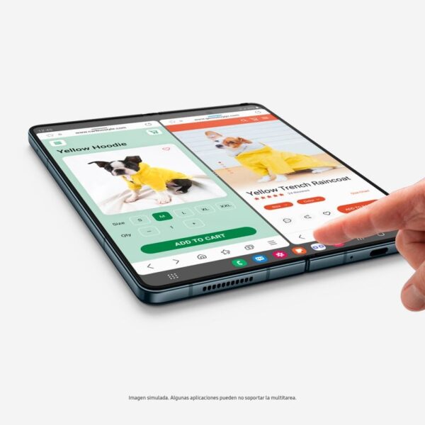 Samsung Galaxy Z Fold4 12/512GB Beige Libre + Cargador de Pared 25W Reacondicionado