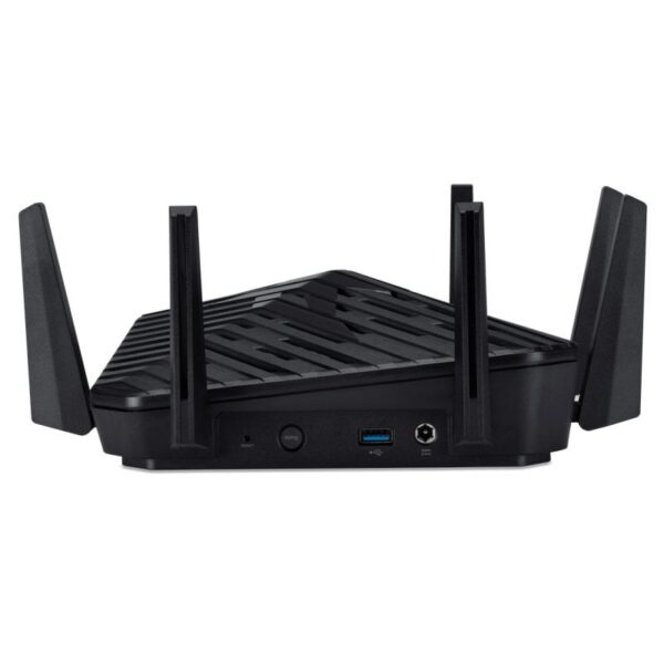 Acer Predator Connect WiFi 6E Router AX7800 Inalámbrico Gigabit Ethernet Tribanda 2.4/5/6GHz Negro Reacondicionado
