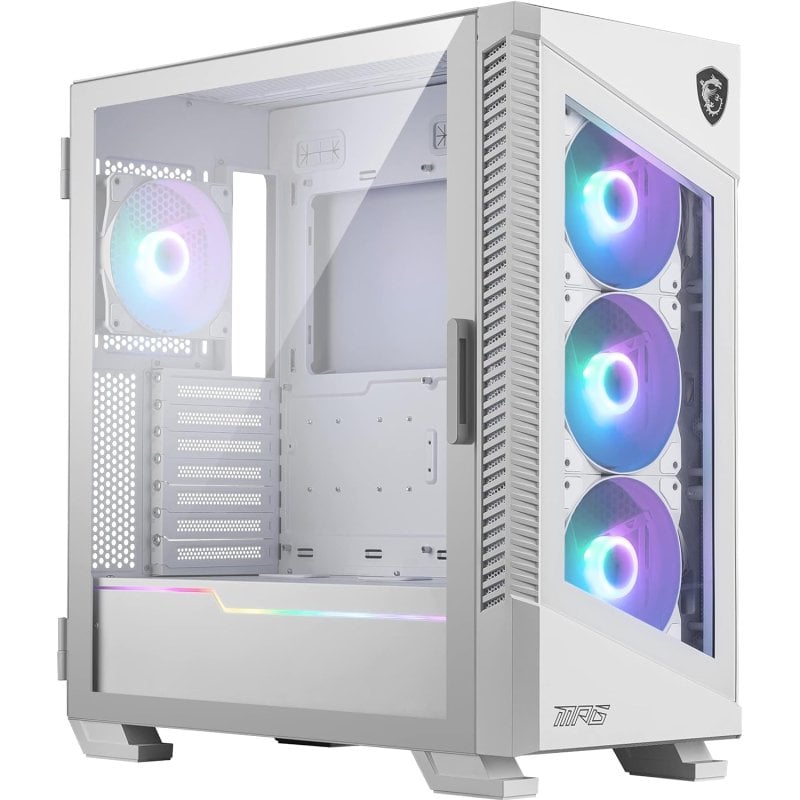 MSI MPG Velox 100R Cristal Templado USB 3.2 Blanca Reacondicionado