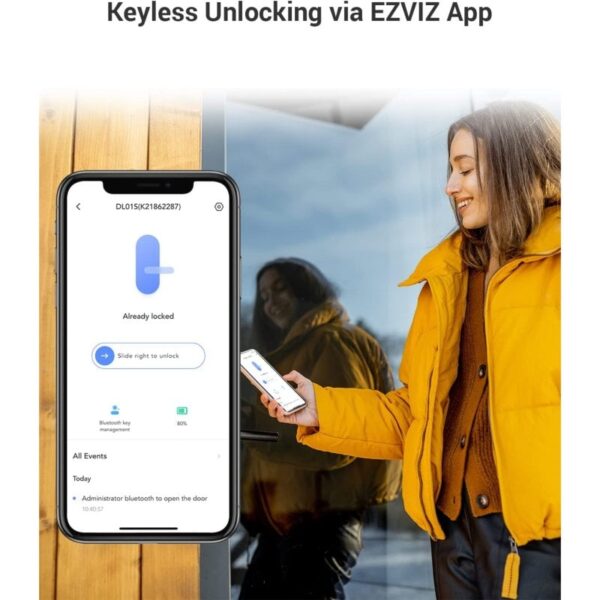EZVIZ DL01S Smart DIY Kit con Teclado DL01CP + A3 Gateway Reacondicionado