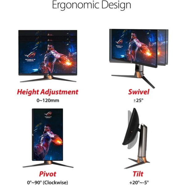 Asus ROG Swift PG259QN 24.5" LED IPS FullHD 360Hz HDR G-Sync Reacondicionado