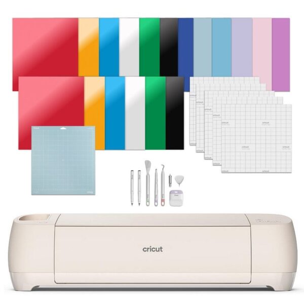 Cricut Explore 4 Máquina de Corte Inteligente + Pack Esencial Reacondicionado