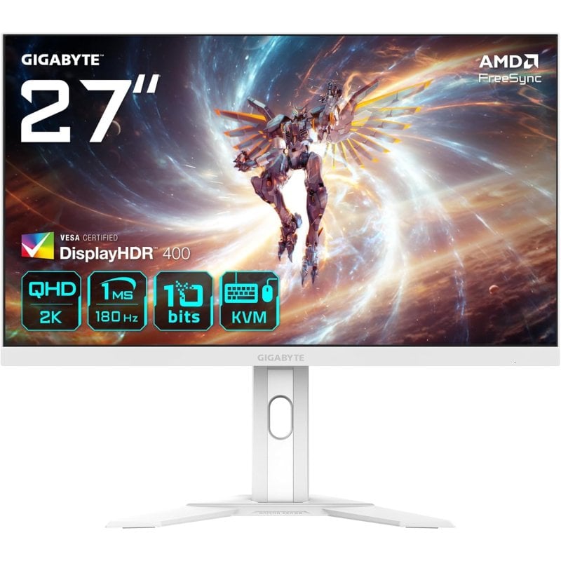 Gigabyte M27QA ICE 27" LED SS-IPS QHD 180Hz Altura Ajustable FreeSync Premium Reacondicionado