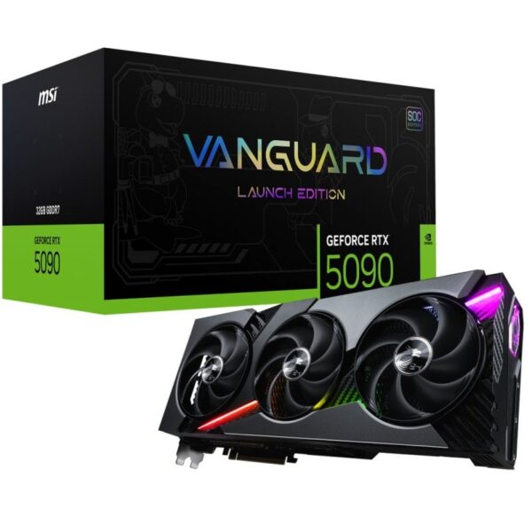 MSI GeForce RTX 5090 VANGUARD SOC LAUNCH EDITION 32GB GDDR7 Reflex 2 RTX AI DLSS4 Reacondicionado