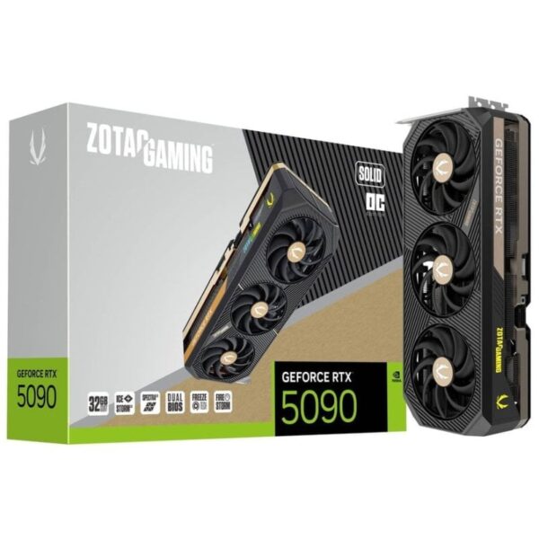 ZOTAC GAMING GeForce RTX 5090 SOLID OC 32GB GDDR7 Reflex 2 RTX AI DLSS4