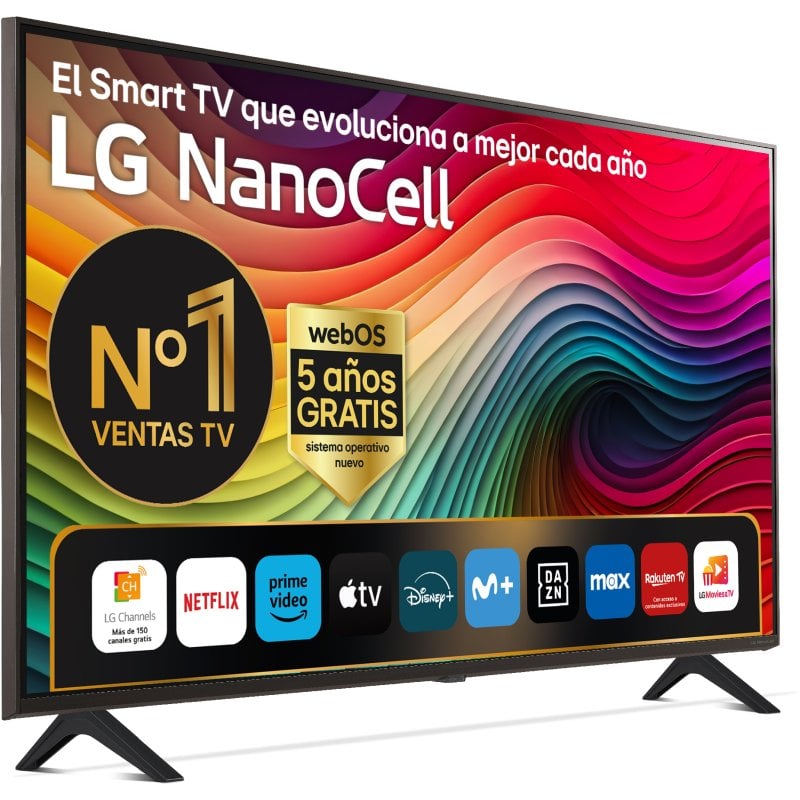 LG 75NANO82T6B 75" NanoCell UltraHD 4K SMART TV WebOS24 AI ThinQ Reacondicionado
