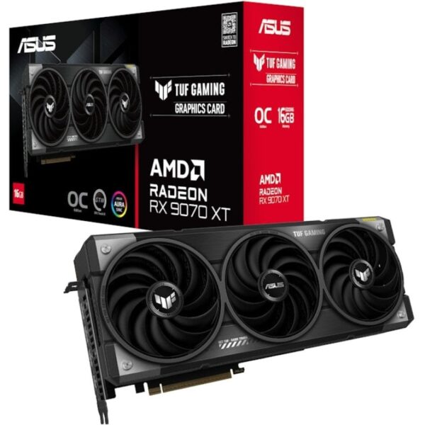ASUS TUF Gaming AMD Radeon RX 9070 XT OC 16GB GDDR6 FSR 4 Reacondicionado