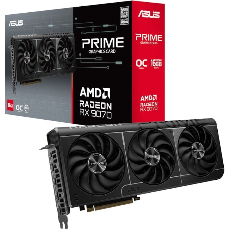 ASUS PRIME AMD Radeon RX 9070 OC 16GB GDDR6 FSR 4 Reacondicionado