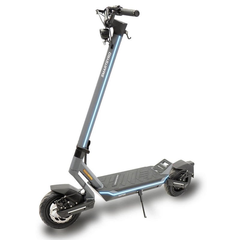 Smartgyro Raptor Evo Patinete Eléctrico 10" 1000W 16000mAh con Frenos Hidráulicos y Doble Suspension