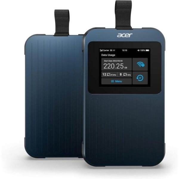 Acer Connect Enduro M3 Router 5G Mobile Hotspot, Router WiFi 6 Dual Band, 2.4" Táctil, NanoSim Reacondicionado