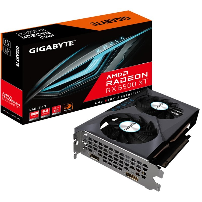 Gigabyte Radeon RX 6500 XT Eagle 4GB GDDR6 Reacondicionado