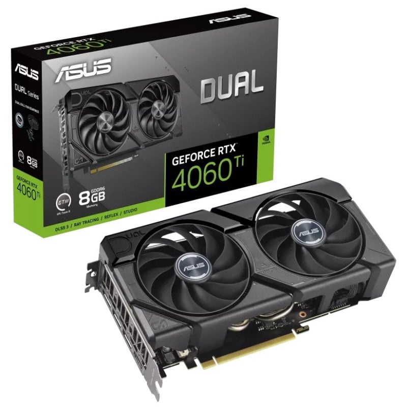 ASUS Dual GeForce RTX 4060 Ti EVO Edition 8GB GDDR6 DLSS3 Reacondicionado