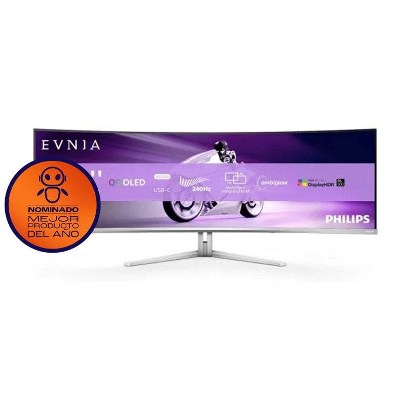 Philips Evnia 49M2C8900 48.9" QD OLED Dual QHD 240Hz G-Sync Compatible Curvo Reacondicionado