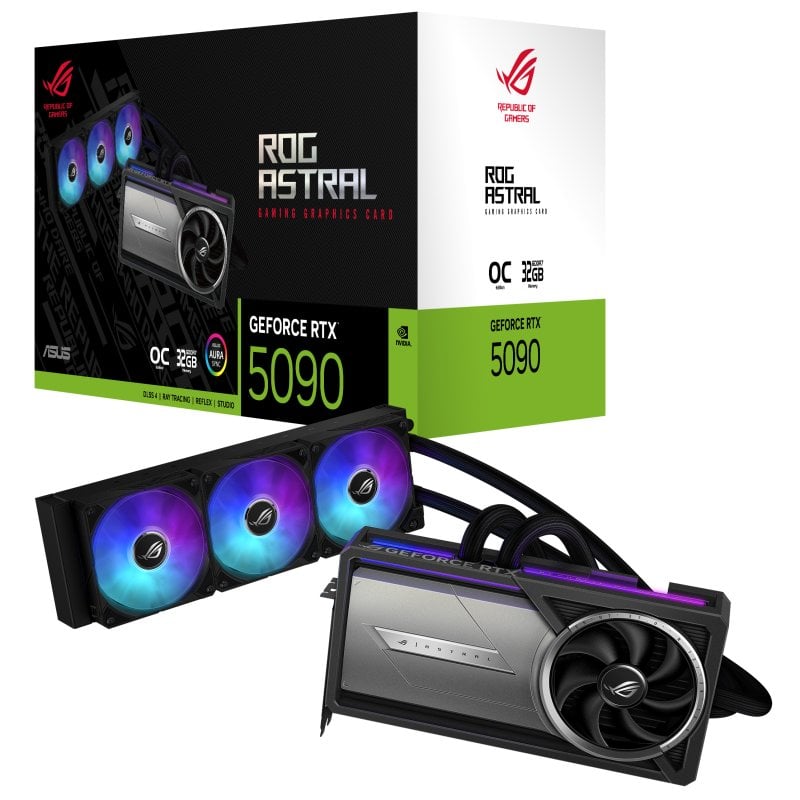 ASUS ROG Astral LC GeForce RTX 5090 OC 32GB GDDR7 Reflex 2 RTX AI DLSS4 Reacondicionado