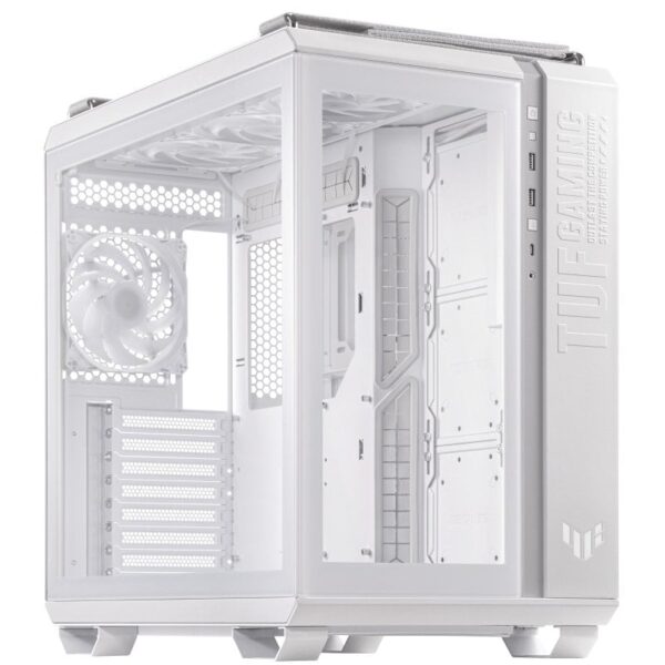 ASUS TUF Gaming GT502 PLUS Midi Tower ATX Doble Cristal Templado USB-C Blanca Reacondicionado