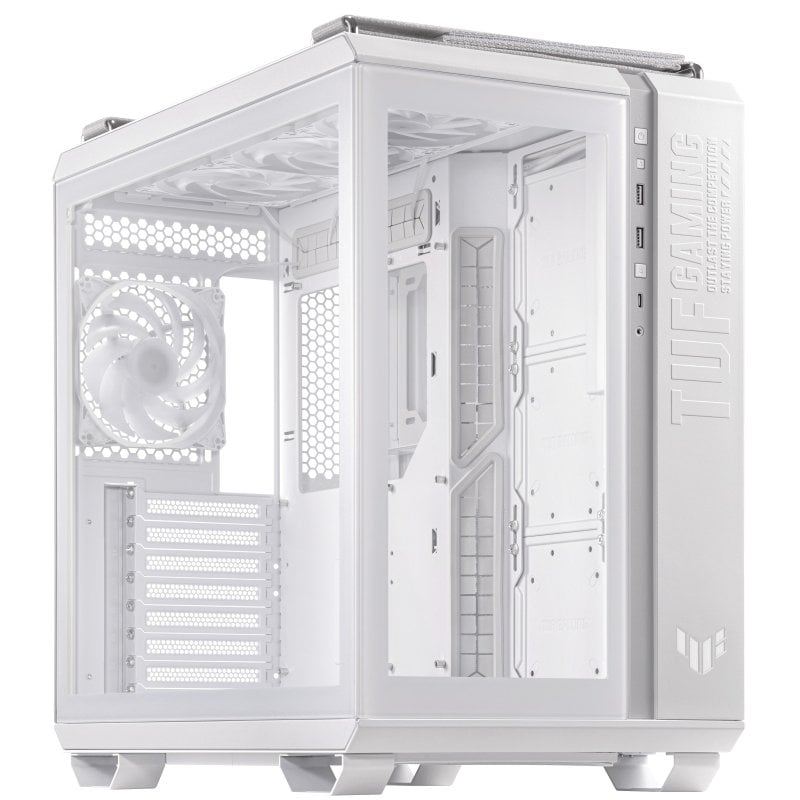 ASUS TUF Gaming GT502 PLUS Midi Tower ATX Doble Cristal Templado USB-C Blanca Reacondicionado