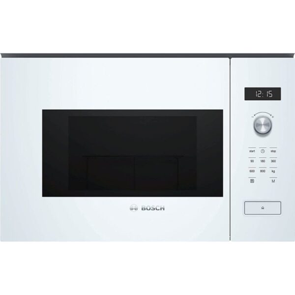 Bosch Serie 6 BFL524MW0 Microondas Integrable con Grill 20L 800W Blanco Reacondicionado