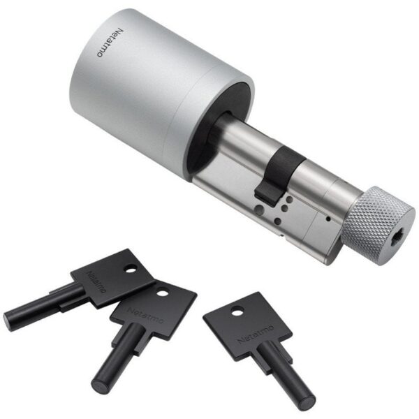 Netatmo Pack 1 Cerradura Inteligente Gris + 3 Llaves Inteligentes Negras Reacondicionado