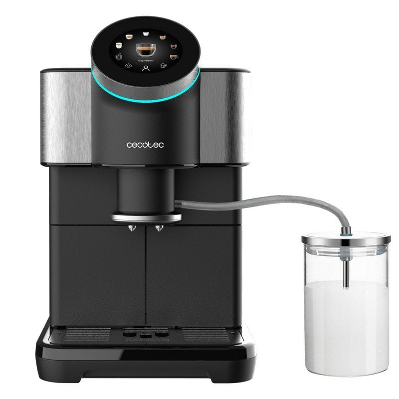Cecotec Cremmaet Spin Cafetera Superautomática Táctil con Molinillo 15 Bares Negra/Acero Inoxidable Reacondicionado
