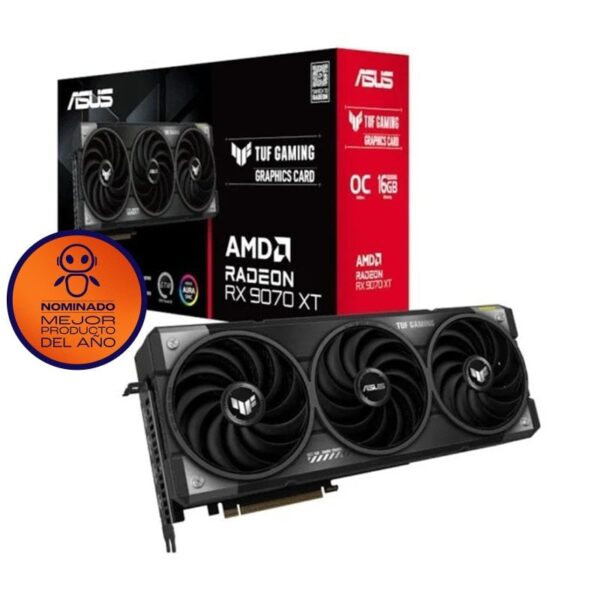 ASUS TUF Gaming AMD Radeon RX 9070 XT OC 16GB GDDR6 FSR 4 Reacondicionado