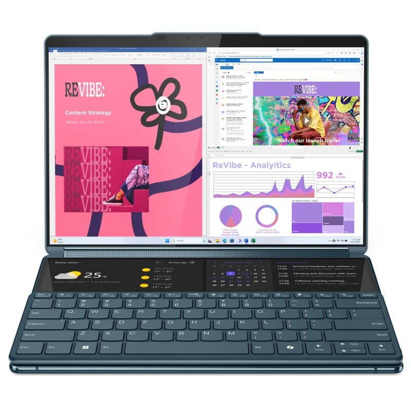 Lenovo Yoga Book 9 Gen 9 13IMU9 Intel Evo Core Ultra 7 155U/16GB/1TB SSD/13.3" OLED Táctil Reacondicionado