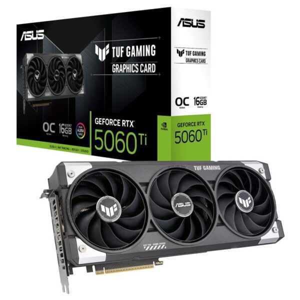 ASUS TUF GAMING GeForce RTX 5060 Ti OC Edition 16GB GDDR7 Reflex 2 RTX AI DLSS4 Reacondicionado