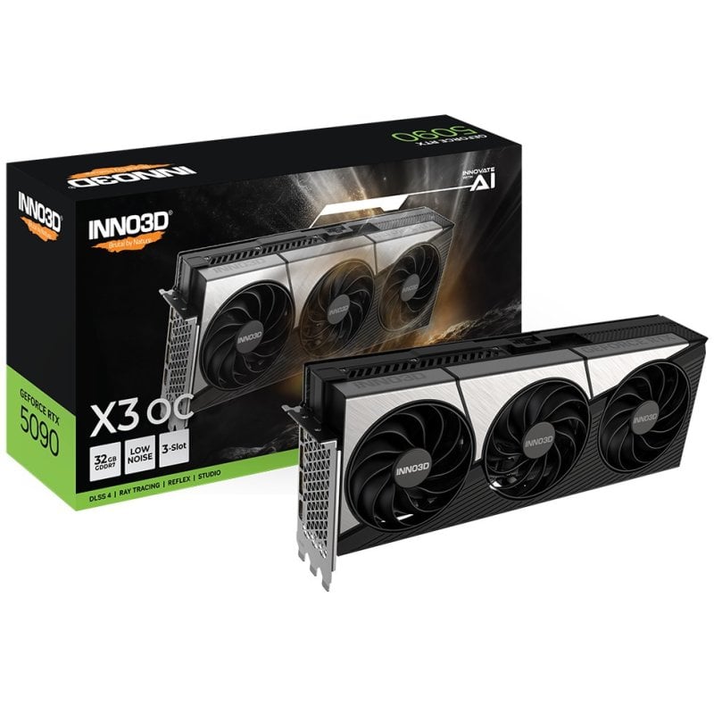 Inno3D GeForce RTX 5090 X3 OC 32GB GDDR7 Reflex 2 RTX AI DLSS4 Reacondicionado