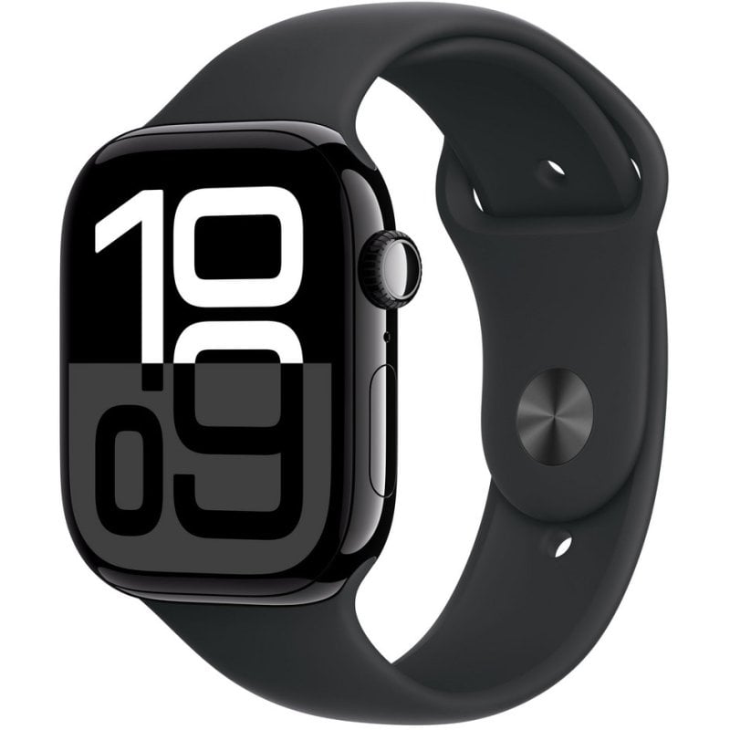 Apple Watch Series 10 GPS + Cellular 46mm Caja Aluminio Negro Azabache y Correa Deportiva Negra S/M Reacondicionado