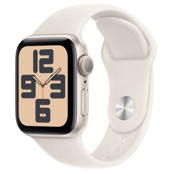 Apple Watch SE GPS 40mm Caja de Aluminio Blanco Estrella con Correa Deportiva Blanco Estrella M/L Reacondicionado