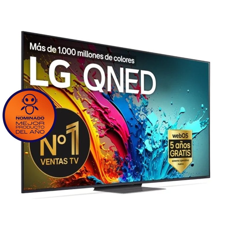 LG 65QNED86T6A 65" QNED UltraHD 4K HDR10 WebOS24 120Hz AI ThinQ Reacondicionado