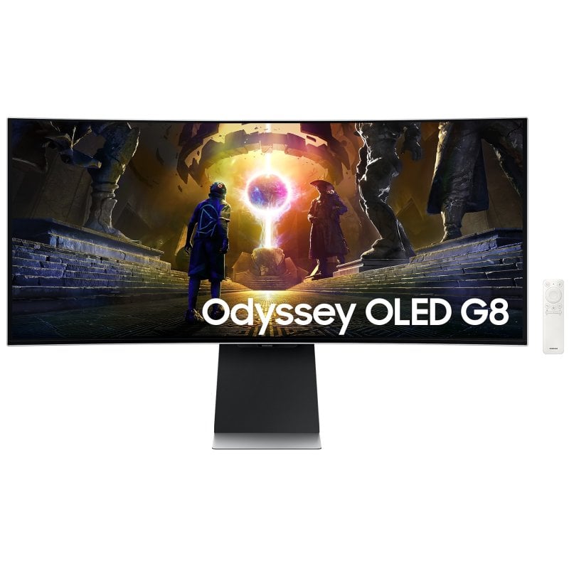 Samsung Odyssey OLED G8 G85SD 34" OLED UltraWide QHD 175Hz Altavoces FreeSync Premium Pro Curva Reacondicionado
