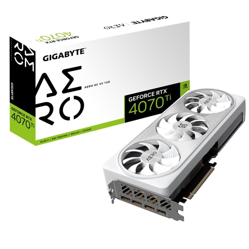 Gigabyte GeForce RTX 4070 Ti AERO OC V2 12GB GDDR6X DLSS3 Reacondicionado