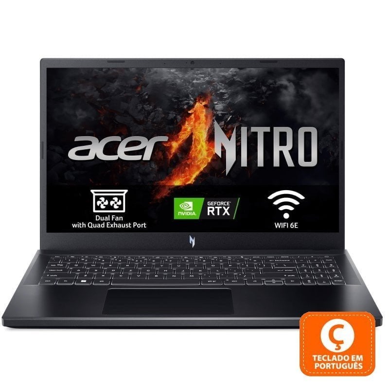 Acer Gaming Nitro AMD Ryzen 5 7535HS/16GB/512GB SSD/RTX4050/15.6" (PT)