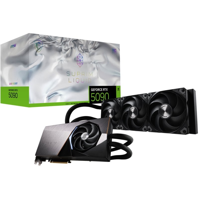 MSI GeForce RTX 5090 SUPRIM LIQUID 32GB GDDR7 Reflex 2 RTX AI DLSS4 Reacondicionado