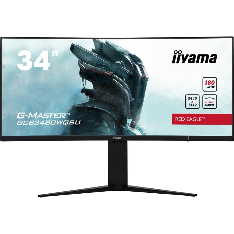 Iiyama G-Master GCB3480WQSU-B1 Red Eagle 34" LCD VA UltraWide QHD 180Hz FreeSync Premium Pro Curvo Reacondicionado