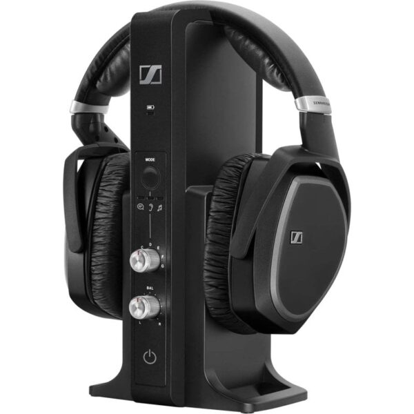 Sennheiser RS 195 Auriculares Inalámbricos Especializados para TV Digital Negros Reacondicionado