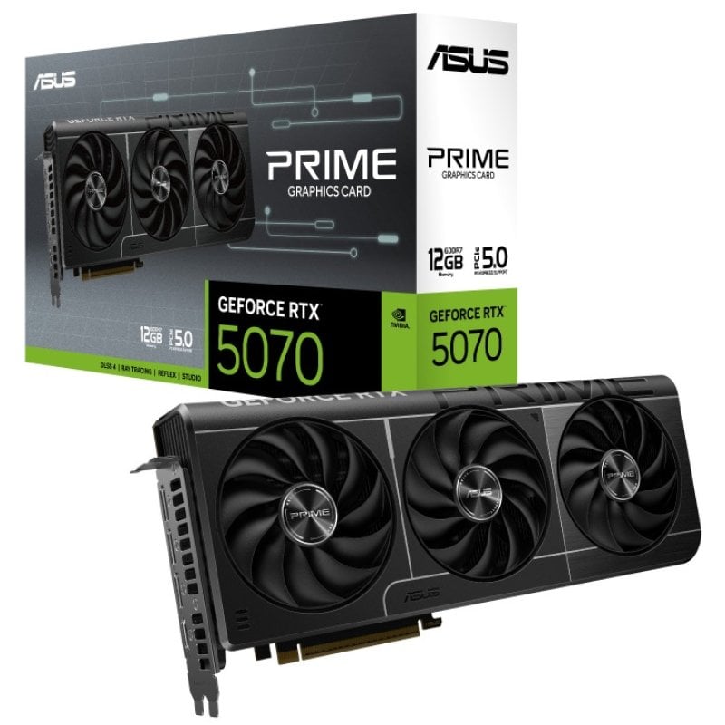 ASUS PRIME GeForce RTX 5070 12GB GDDR7 Reflex 2 RTX AI DLSS4