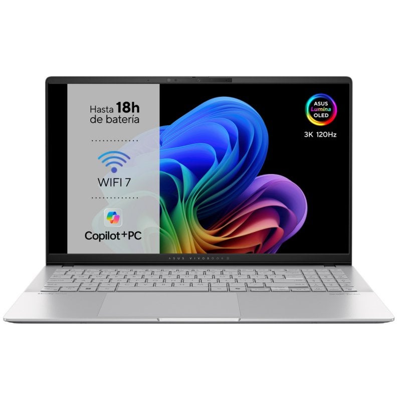 ASUS Vivobook S 15 OLED S5507QA-MA012W Qualcomm Snapdragon X Plus X1P-42-100/16GB/512GB SSD/15.6" Reacondicionado