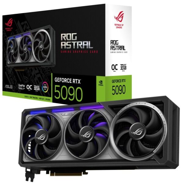 ASUS ROG Astral GeForce RTX 5090 OC 32GB GDDR7 Reflex 2 RTX AI DLSS4