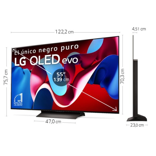 LG OLED55C46LA 55" OLED evo AI UltraHD 4K HDR10 Reacondicionado