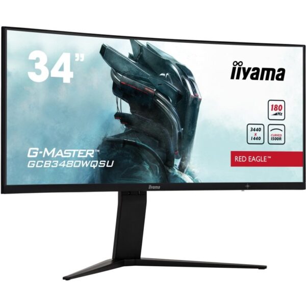 Iiyama G-Master GCB3480WQSU-B1 Red Eagle 34" LCD VA UltraWide QHD 180Hz FreeSync Premium Pro Curvo Reacondicionado