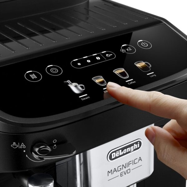 DeLonghi Magnifica Evo ECAM290.21 Cafetera Superautomática 15 Bares Negra 4 Bebidas