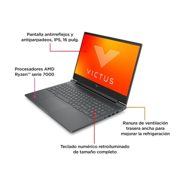 HP Victus 16-r0009ns Intel Core i7-13700H/16GB/512GB SSD/RTX 4050/16.1" Reacondicionado