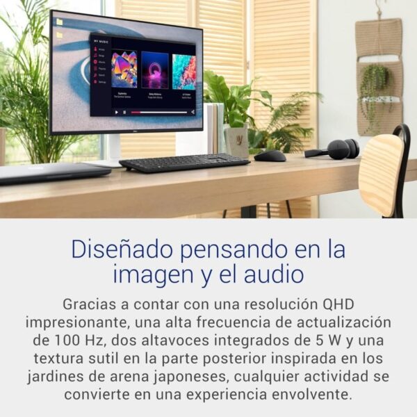 Dell S2725DS 27" LED IPS QHD 100Hz Altavoces Altura Ajustable Reacondicionado