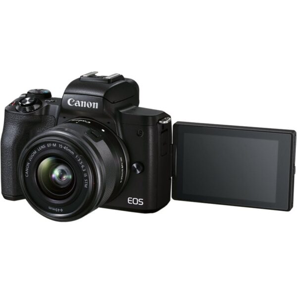 Canon M50 Mark II 24.1MP WiFi Negra + Objetivo 15-45mm F3.5-6.3 IS STM Reacondicionado