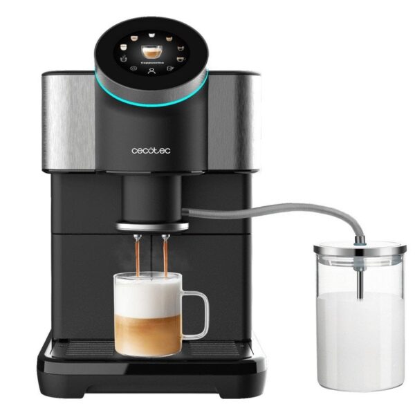Cecotec Cremmaet Spin Cafetera Superautomática Táctil con Molinillo 15 Bares Negra/Acero Inoxidable Reacondicionado